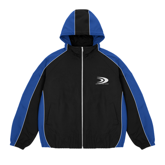 Static Blue Nylon Tracksuit